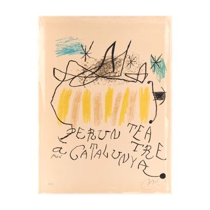 JOAN MIRÓ (1893-1983)
Per un Teatre a Catalunya, 1