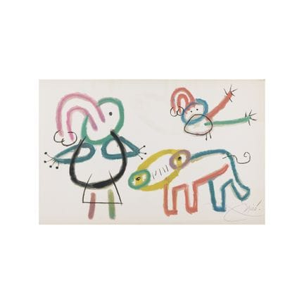 JOAN MIRÓ (1893-1983)
L'Enfance d'Ubu (Planche XII