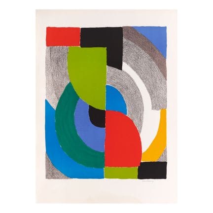 SONIA DELAUNAY (1885-1979)
Olympie, circa 1970 
Li
