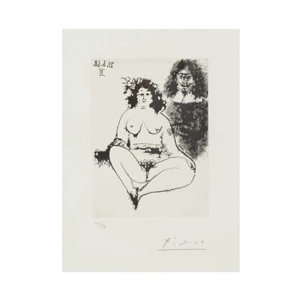 PABLO PICASSO (1881-1973)
Grosse prostituée et mou