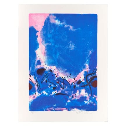 CHU TEH-CHUN (1920–2014)
Untitled  
Color lithogra