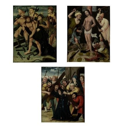 Antwerp School, c. 1500 Three scenes from the Pass