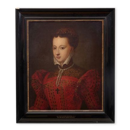 Scuola inglese, XVII secolo. Ritratto della regina