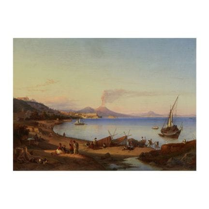 Johann Georg Gmelin (Roma 1810-1854) Il Golfo di N