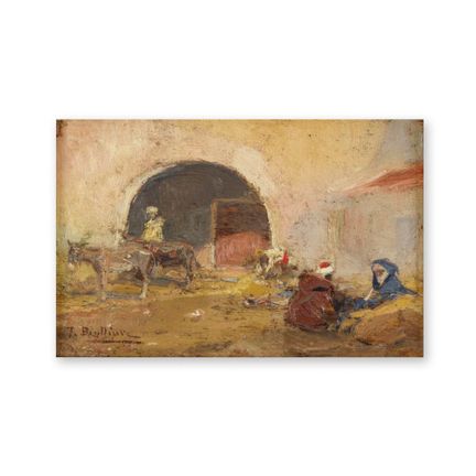 José Benlliure y Gil (1855-1937, Valencia) Zoco Mo