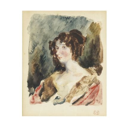 Eugène Delacroix (Charenton 1798-1863 Parigi) Ritr