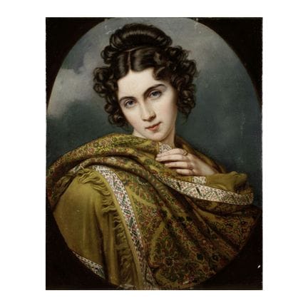 Scuola francese, XIX secolo. Ritratto di Hortense 