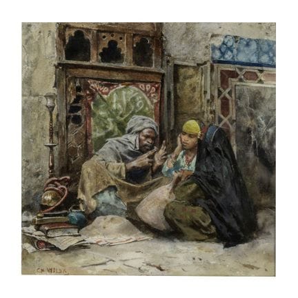 Charles Wilda (Vienna 1854-1907) L'indovino