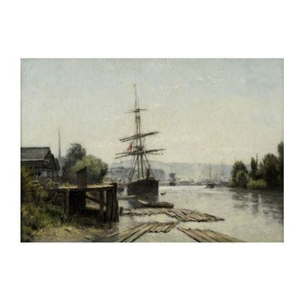 Stanislas Lépine (Caen 1835-1892 Parigi) La Senna 