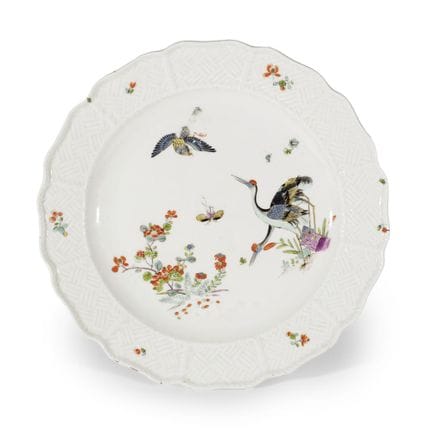 Raro piatto in porcellana di Meissen, 1735 circa. 