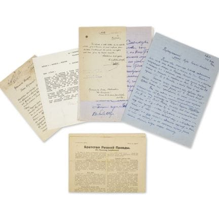 Una raccolta di lettere, documenti e stampati effi