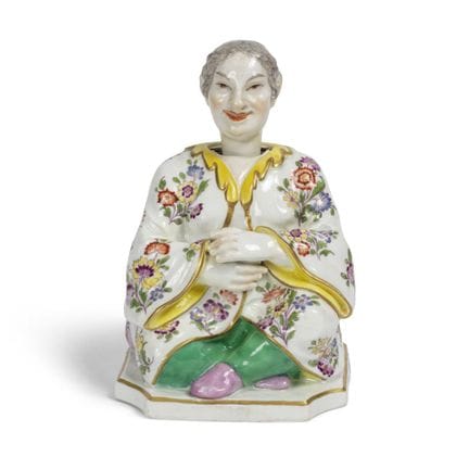 Figura di pagoda femminile di Meissen in porcellan