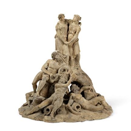 Progetto francese per una fontana, fine del XVIII 