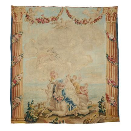 Arazzo raffigurante il Ratto di Europa, Aubusson, 
