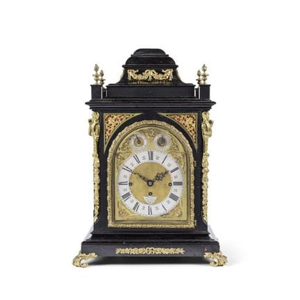 Orologio da tavolo inglese con suoneria dei quarti