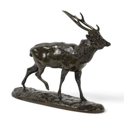 Antoine Louis Barye (1795-1875) Modello in bronzo 