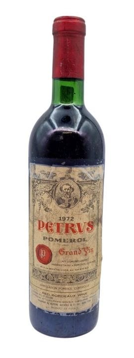 1 Bouteille Pétrus, Pomerol, Grand Vin, 1972 (Prés