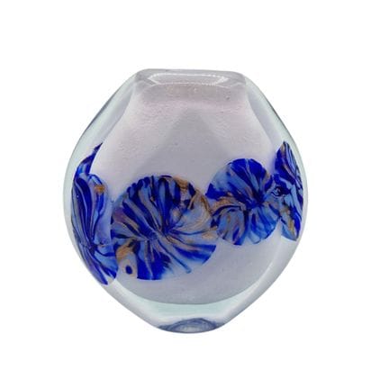 Michèle LUZORO (geb. 1949), flache Vase aus mehrsc