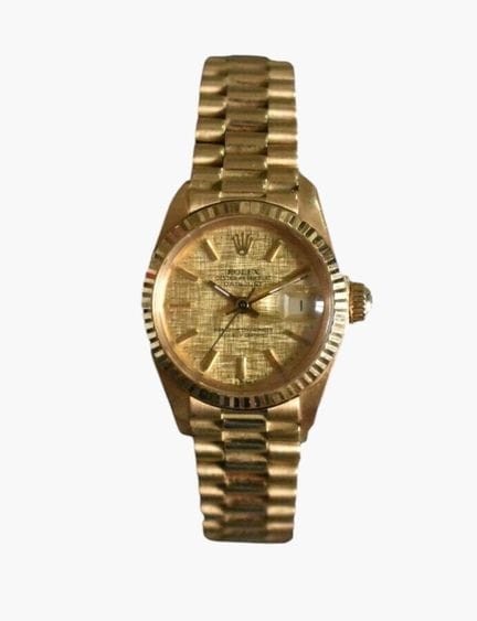 ROLEX Oyster Perpetual Lady Datejust Gold Watch, R