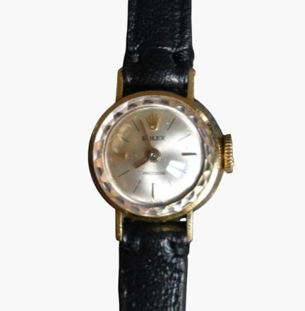 ROLEX ladies' precision watch in 750 gold with a r