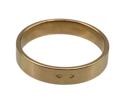 Ring aus 18-Karat-Gold, Gewicht: 7,56 g, TDD 68 mm