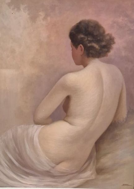 Jean JANNEL (1894–1956), „Weiblicher Akt von hinte