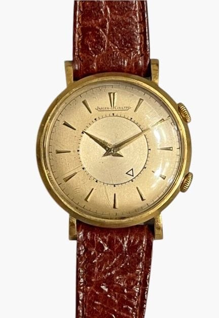 JAEGER LECOULTRE Memovox circa 1950-60 en or, boit