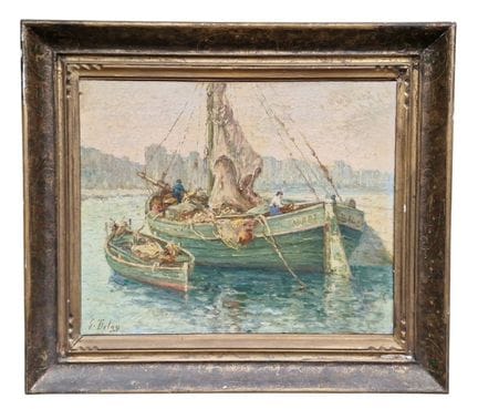 Georges DELOY (1856–1930), „Nizza, die Rückkehr vo