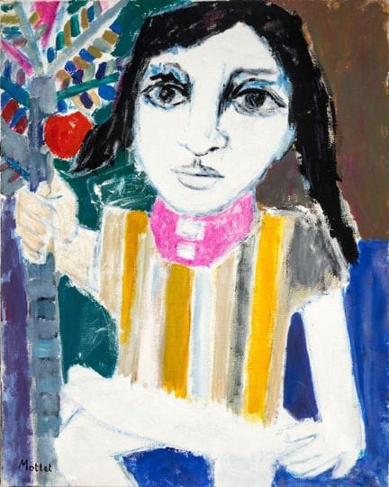 Yvonne Mottet (French, 1906–1968) 
"Young Girl by 