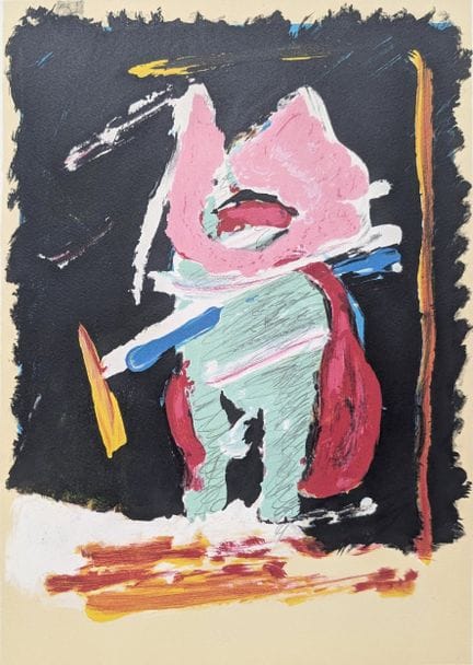 Karel Appel (olandese, 1921-2006) 
Can We Dance a 
