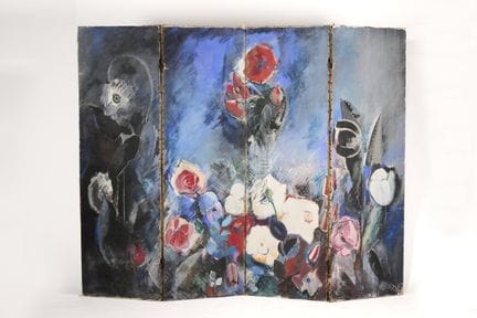 Bernard Lorjou (francese, 1908-1986) 
"Fiori su sf