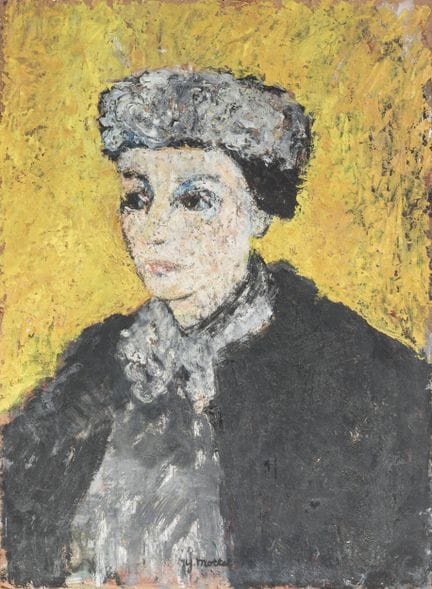 Yvonne Mottet (Française, 1906-1968) 
"Femme aux c