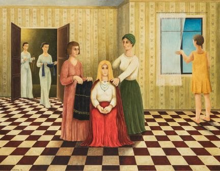 Roger Amand (francese, 1931-2005) 
"Intronizzazion