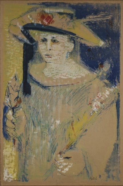 Yvonne Mottet (French, 1906–1968) 
"Woman with a H