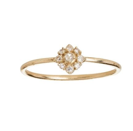 5. Oktober 
Ring „Gloria“ 

585er Gold, besetzt mi