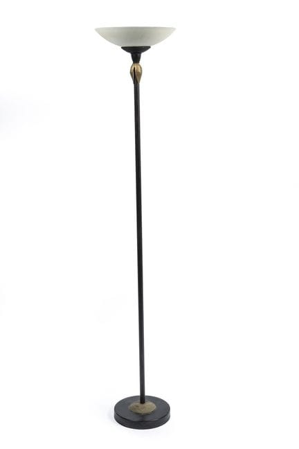 吉尔伯特·普瓦耶拉（Gilbert Poillerat，法国，1902—1988）风格  
落地灯

