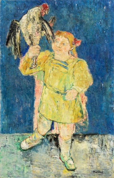 Yvonne Mottet (Française, 1906-1968) 
"Jeune fille