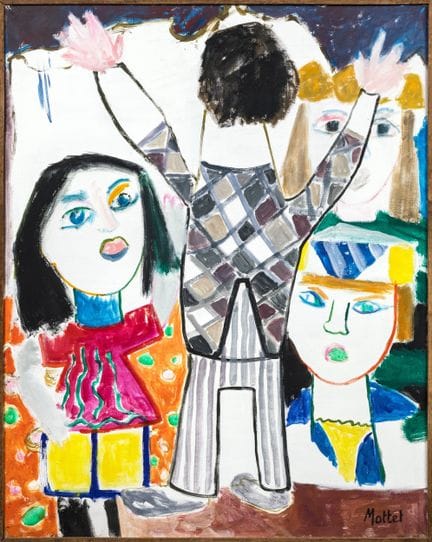 Yvonne Mottet (French, 1906–1968) 
"Les petits cha