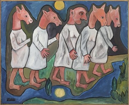 Pierre Ledda (French, 1914–1994)
Promenade, 1982 
