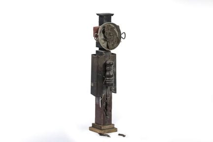 Melin (XX secolo)
Totem con rospo, 1985 

Assembla