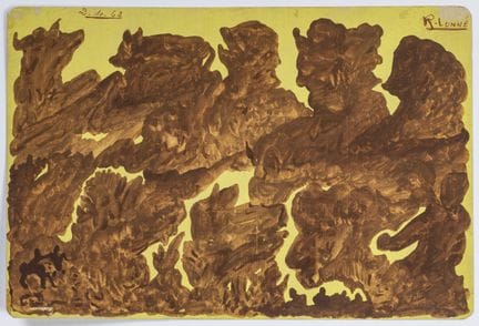 Raphaël Lonné (francese, 1910-1989) 
Composizione,