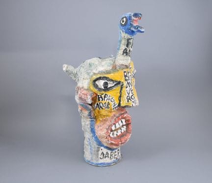 Jaber Al Mahjoub (tunisino, 1938-2021) 
Busto di g