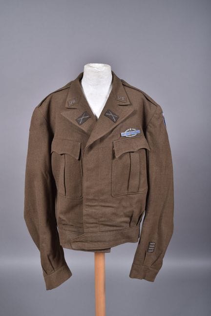 US- Ike Jacket in troupe wool twill, tailor-made, 