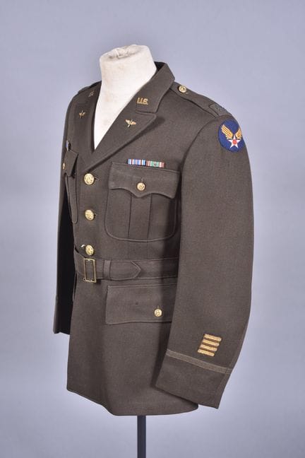 US- USAAF 8th Air Force Major's jacket in chocolat