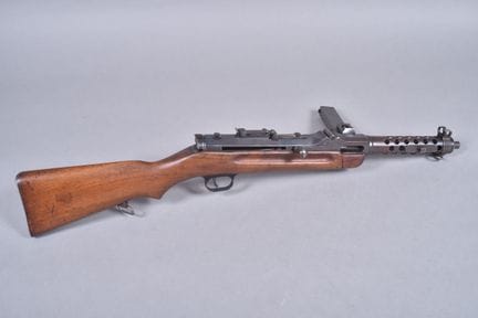 MP 34 Steyr Solothurn 机枪。口径 9 毫米。N°4087.枪身和枪托上有葡萄牙