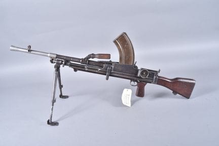 BREN MKI M light machine gun, manufactured by Ingl