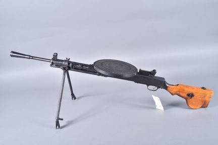 DEGTYAREV DP-28 submachine gun, manufactured by th