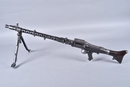 MG 34 machine gun, manufactured by Gustloff Werke,