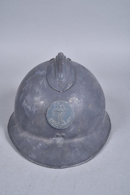 Adrian M26 helmet with M/37 insignia from the Colo