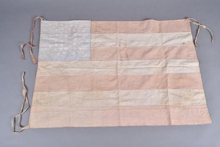 US—Handcrafted American flag. Liberation era. 63x8